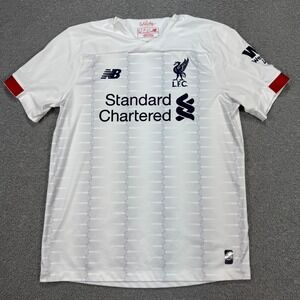 New Balance Liverpool FC Jersey Men's Medium White Bob Paisley Home Away Kit